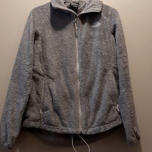 North Face fleece zip up, Women's medium, Gray